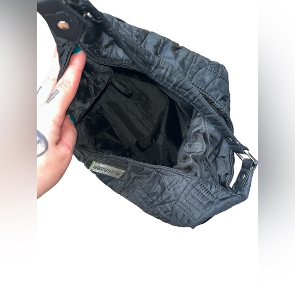 Kenneth Cole Reaction Black Embossed Hobo Bag - Picture 3 of 3